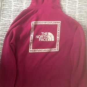 The North Face Hoodie Magenta Pink